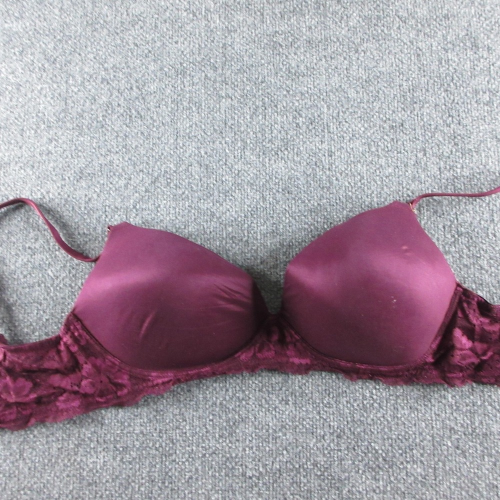 Victoria's Secret Body By Victoria Bra Womens 34DDD Purple T Shirt Wireless